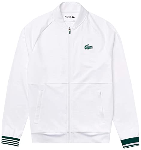 Lacoste Sport SH6974 Sudadera para Hombre, Blanc/Swing, L