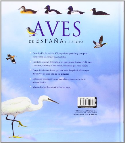 Las aves de España y Europa (con CD) (Atlas Ilustrado)