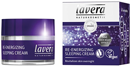 lavera Crema para dormir revitalizante ∙ 5 en 1 efecto nocturno ∙ Crema hidratante antiedad • vegana ✔ Cuidado orgánico de la piel ✔ Cosméticos naturales e innovadores ✔ 50 ml