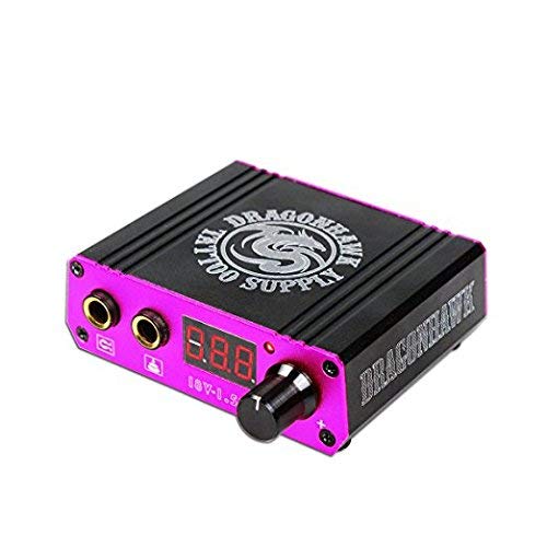 LCD Portable Mini Tattoo Power Supply Clip Cord Foot Pedal Kit P078EUYMX