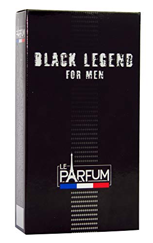 Le Parfum de France Black Legend - Eau de Toilette para hombre, 75 ml