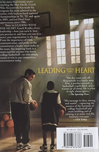 Leading With the Heart: Coach K's Successful Strategies for Basketball, Business, and Life