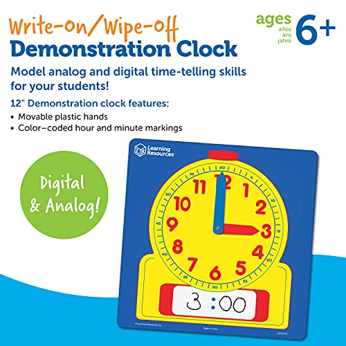 Learning- Reloj para el Profesor Resources, Color (LER0573) , color/modelo surtido