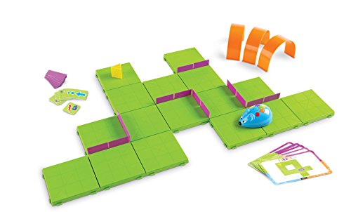 Learning Resources- Code & Go Conjunto de Actividades del ratón Robot, Color (XLR-LER2831)