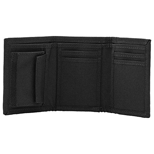 Levi's Batwing Trifold Wallet, Accesorio de Viaje-Billetera Plegable Triple para Hombre, Black Normal, UN