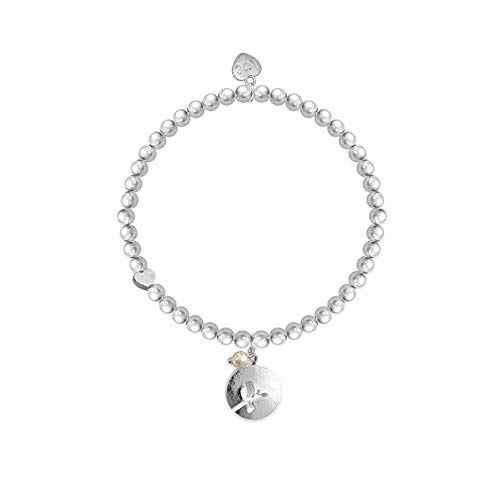 Life Charms The Thoughtful Jewellery Co. #justbecause One in a Million - Pulsera para mujer chapada en plata (LC011BW)