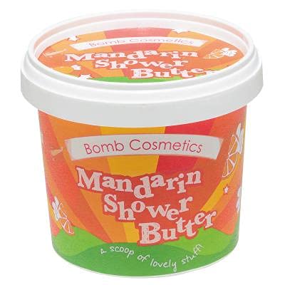 Limpiador bomba Cosmética Mantequilla para las duchas y mandarina