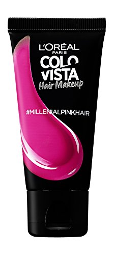 L'Oréal Paris Colovista - Maquillaje para el cabello, 1 capa, 5 tonos de color rosa millenial