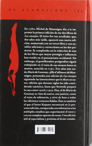 Los ensayos: Según la edición de 1595 de Marie de Gournay: 153 (El Acantilado)