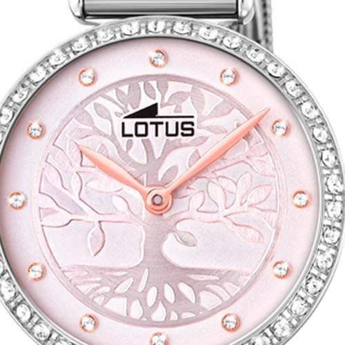 Lotus Reloj Analógico para Mujer de Cuarzo con Correa en Acero Inoxidable 18709/2