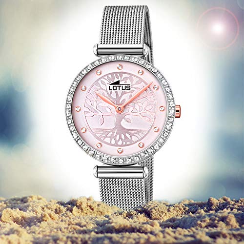 Lotus Reloj Analógico para Mujer de Cuarzo con Correa en Acero Inoxidable 18709/2