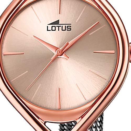 LOTUS Reloj Modelo 18744/2 de la colección Bliss, Caja de 30,5 mm Crema con Correa de Acero para señora