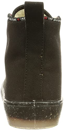 Love Moschino Collezione Autunno Inverno 2021, Zapatillas Mujer, Negro, 39 EU