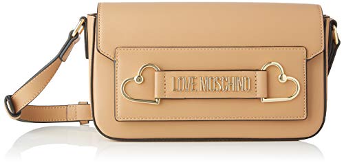 Love Moschino Jc4270pp0a, Bolsa de Mensajero para Mujer, Marrón (Camel PU), 10x14.5x25 Centimeters (W x H x L)