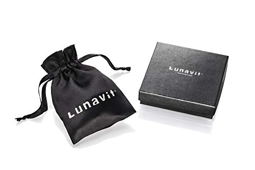 Lunavit Odin Collar de Aroma para Mujer y Hombre, Cuero con Colgante e Fieltro Intercambiables, difusor de Fragancia para Perfume o Aceite Esencial