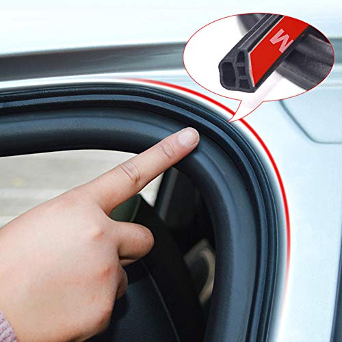 LYSHUI Anti-Collision Auto Door Seal Sound Insulation Car Door Sealing Strip Rubber Weatherstrip Edge Trim Noise Insulation,For Jaguar F-Pace