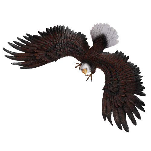 Majestic Eagle alas de gloria americano Águila calva decoración de la pared Escultura 18 inch