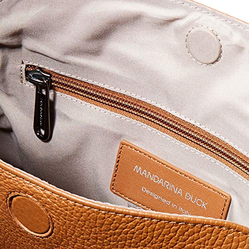 Mandarina Duck Mellow Leather P10FZT23, Bolso de Mujer, Indian Tan, 28x27,5x12 (L x H x W)