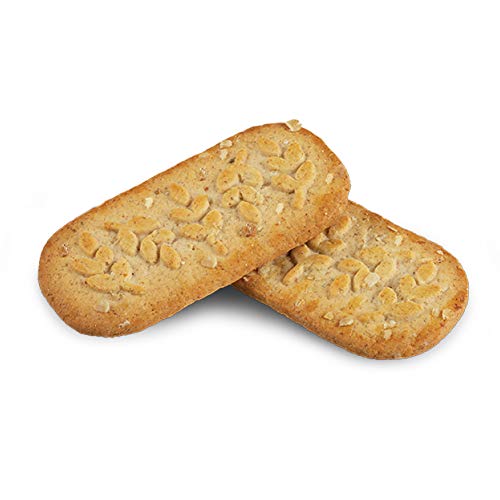 Marca Amazon - Happy Belly - Galletas de leche y cereales para el desayuno, 5 x 300 g