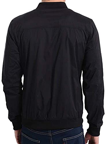 Marciano Guess Chaqueta de hombre negra tejido técnico talla 50 L L1/26