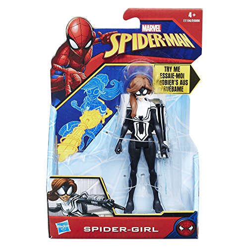 Marvel Spiderman-15 Cm Quick Shot Spider Girl (Hasbro E1106ES0)