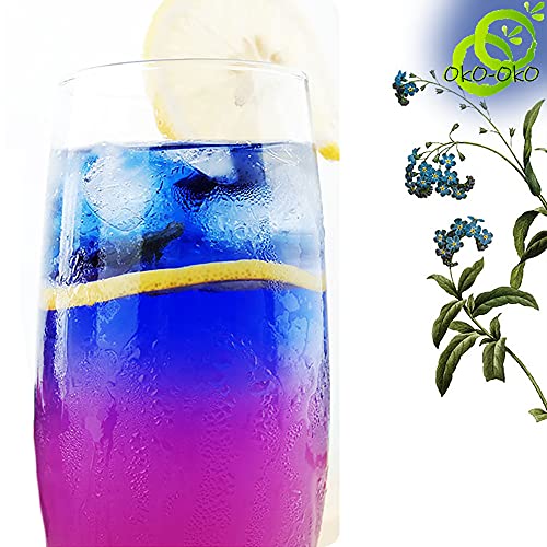 Matcha Blue | OkO-OkO - Premium Guisantes mariposa Polvo Azul 100% Clitoria Ternatea de Tailandia sin aditivos - Infusión Té de hierbas Colorante alimentario natural Cocina Pastelería (114 g o 4 Oz)