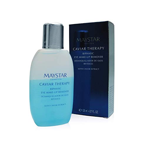 Maystar Skincare - Desmaquillante de Ojos Bifásico con Extracto de Caviar, Gama Caviar Therapy, 125 ml