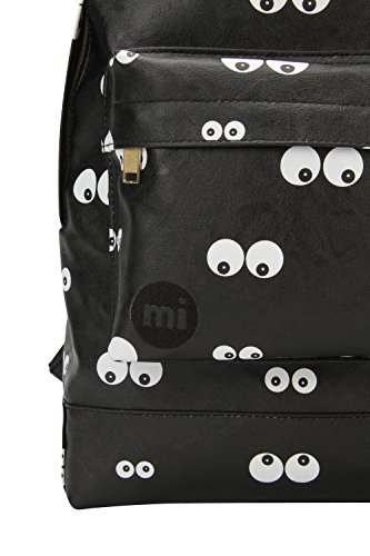 Mediados de Pac Bolsas Oro Mochila Mochila ocio, 41cm, Negro Ojos