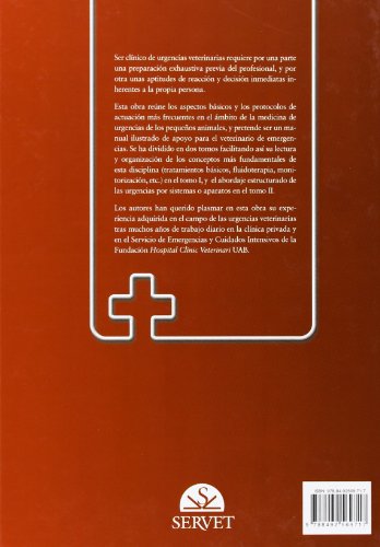 Medicina de urgencia en pequeños animales (Tomo I): 2 - Libros de veterinaria - Editorial Servet