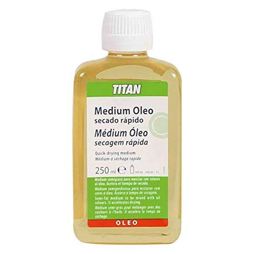 medium oleo secado rapido de 250 ml TITAN