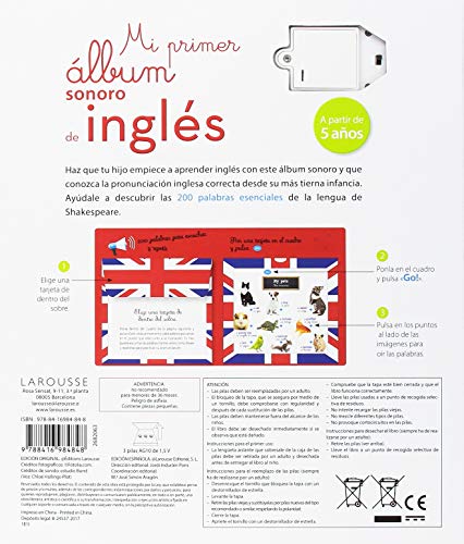 Mi primer álbum sonoro de inglés (Larousse - Infantil / Juvenil - Castellano - A Partir De 3 Años)