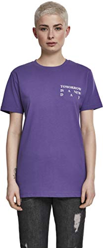 Mister Tee Ladies New Day Camiseta, Ultravioleta, S para Mujer