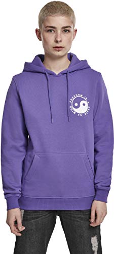 Mister Tee State of Mind Sudadera con Capucha, Ultravioleta, S para Mujer