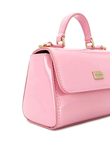 Moda De Lujo | Dolce E Gabbana Niñas EB0103A147180416 Rosa Cuero Bolso De Mano | Otoño-invierno 20