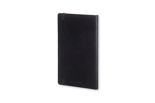 Moleskine Classic Notebook, Taccuino con Pagine Puntinate, Copertina Morbida e Chiusura ad Elastico, Formato Large 13 x 21 cm, Colore Nero, 192 Pagine