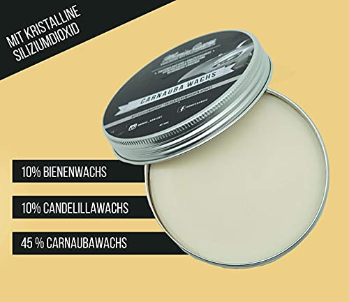 Momo's Garage ® Carnauba Polish + Wax con Sellado de SiO2 abbrilantador Protección de Alta Gama con Efecto de Perla Extremo en Conjunto - Cera para Autos - Nano Sellado - Perlado - como Set