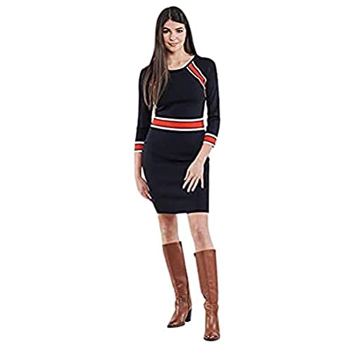 Morgan 201-rmila.n Vestido, Multicolor (Marine/Papaye Marine/Papaye), Medium (Talla del Fabricante: TM) para Mujer