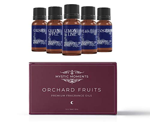 Mystic Moments Aceite Perfumado Pack Básico - Frutas De Huerto - 5 x 10ml - 100% Puro