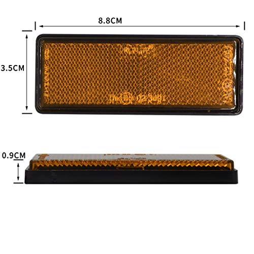 Naranja Reflector Adhesivo Trasero para Remolque/Película Reflectante de Protector Solar