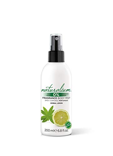 Naturalium Spray Corporal Limón - Body Mist Perfumado Refrescante, Sin Parabenos, Sin Colorantes, 200 ml