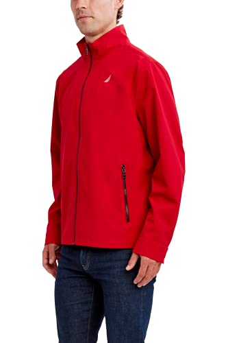 Nautica Men's Lightweight Stretch Golf Jacket, Deep Red, L