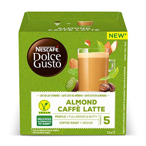 Nescafé DOLCE GUSTO Café ALMENDRA LATTE - Pack De 3 x 12 cápsulas - Total: 36 Cápsulas