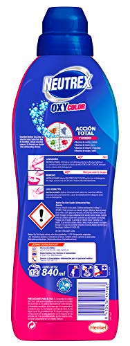 Neutrex Oxy Color Quitamanchas sin Lejía, Producto para el Hogar 840 ml, Pack de 6, Total 5.040ml