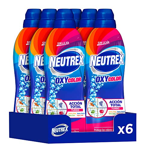 Neutrex Oxy Color Quitamanchas sin Lejía, Producto para el Hogar 840 ml, Pack de 6, Total 5.040ml