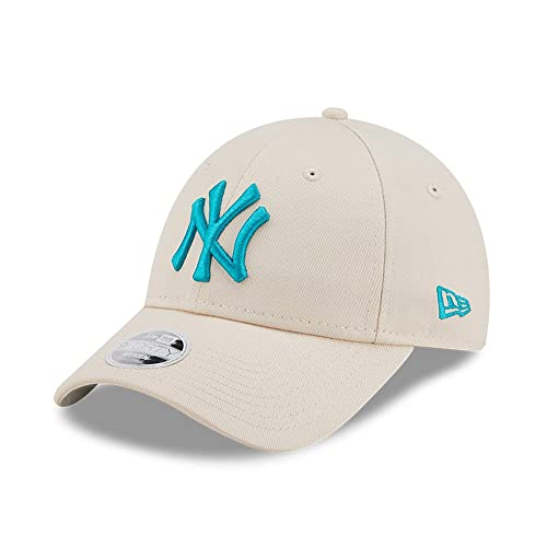 New Era Gorra Essential 9Forty de la Liga Femenina ~ New York Yankees Stone