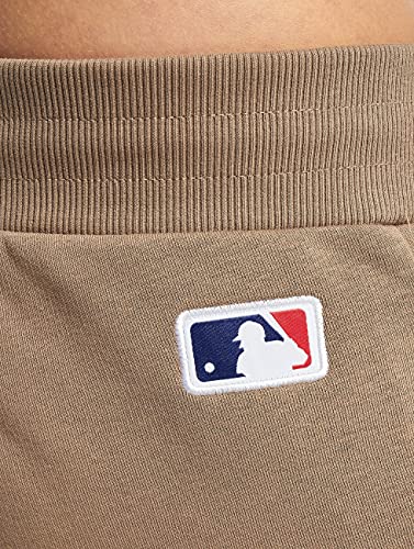 New Era MLB NY Yankees - Pantalones de chándal para hombre, diseño con logotipo, marrón, L