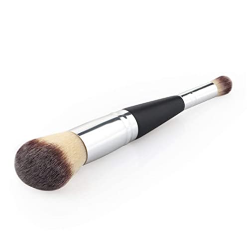 NiceButy Pincel de Maquillaje de fundación, Cepillo de Maquillaje de Doble Extremo, Herramienta cosmética para Viajes de Regalos de Maquillaje a Domicilio