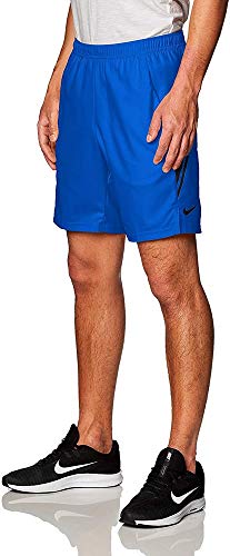 NIKE 939265-480 Pantalones Cortos de Tenis Court Dry 9" para Hombre, Game Royal/Black, XS