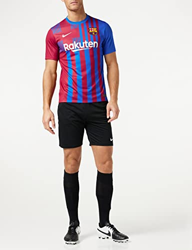 Nike - Barcelona FC Temporada 2021/22 Camiseta Primera Equipación Equipación de Juego, L, Hombre