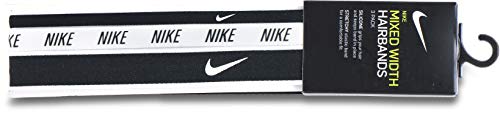 Nike Nike Mixed Width Headbands 3Pk Cinta para la Cabeza, Unisex Adulto, BlaWhiBla, Única